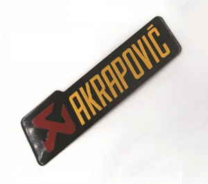 Akrapovic Auspuff Emblem Aufkleber Hitzefest Aluminium - Bild 1 von 1
