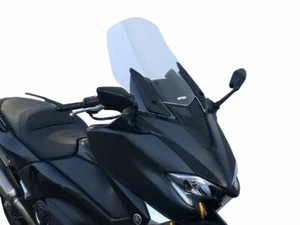 BULLE TOURING TRANSPARENT WRS POUR YAMAHA T-MAX 530 2017-2019 - Photo 1/8