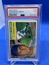 1956 Topps #164 Harmon Killebrew Gray back, PSA 3  Just graded!