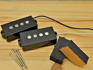 Quarter Pound Pickup Set for Fender P Bass 1/4" A5 Poles - Picture 1 of 5