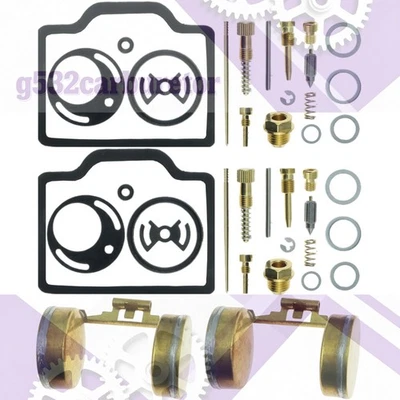 2pcs Carburetor Rebuild Repair Kit & float FOR CA77 CA 77 Dream Touring 305 Foto 1 de 4