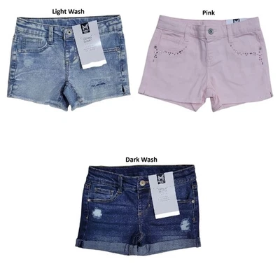 Member's Mark Girls Stretch Adjustable Waistband Denim Short - Image 1 of 3