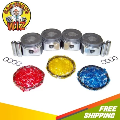 Engine Pistons and Rings Fits 99-06 Audi A4 TT Volkswagen 1.8L AWM Turbocharged - Image 1 of 3