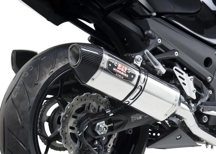Escape moto 12-16 Kawasaki ZX14 Yoshimura R77 SS-CF doble S/O 1414020520 Foto 1 de 1