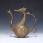 Indian Mughal Bronze Hamsa Goose Ewer - 19/20th C.