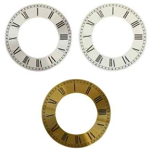 New Metal Chapter Clock Dial Ring Roman Numbers Various Sizes & Colour Choice - Picture 1 of 4