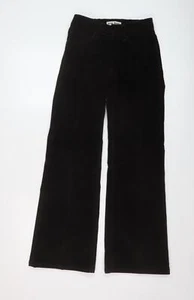 Acne Jeans pantaloni donna cotone marrone taglia 24 in L29 con bottoni regolari - Foto 1 di 10