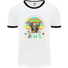 Autism Be Kind Elephant Autistic Mens White Ringer T-Shirt