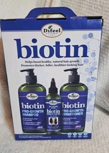 Sealed Difeel Biotin Shampoo, Conditioner & Leave in Spray 3-PC Gift Box (A3) - Picture 1 of 2