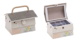 Bee Hive Design Sewing Basket Sewing Box Medium - HobbyGift - Gift - Picture 1 of 21
