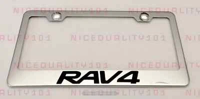 RAV4 Stainless Steel Finished License Plate Frame Holder Rust Free - Image 1 of 4