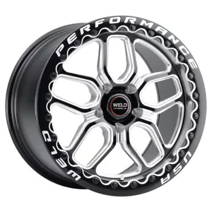 Weld Racing 15x10 Laguna S907 Wheel Gloss Black 5x4.5 / 5x114.3 +25mm 6.5" - Picture 1 of 3