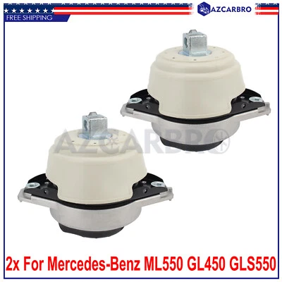 2pcs Engine Mount Right + Left Side Fits For Mercedes-Benz GL450 ML550 2013-2014 Foto 1 de 4