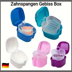 Dental Box Zahnprothesenbecher Zahnspangen Becher Zahnprothesenbehälter Gebiss ✔ - Bild 1 von 9