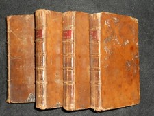 Miguel de Cervantes; DON QUIXOTE (1765) 4 Volume Set (History and Adventures of)