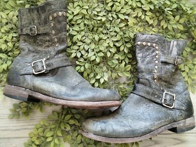 Liberty Botas Negras Moto Motociclista Western Cremallera Para Mujer 8.5 Foto 1 de 4