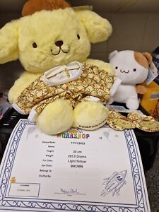 Build A Bear Pompompurin Hello Kitty  Sanrio Bundle Sleeper Slippers & Muffin BN