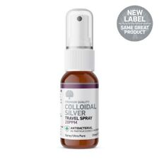 Nature's Greatest Secret 20ppm Colloidal Silver Spray Travel Size 20ml-9 Pack