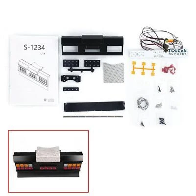 1/14 LESU Model Tail Beam Taillight Set for tAMIYA DIY RC Truck Tractor Model - Image 1 of 4