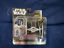 Star Wars Jazwares Micro Galaxy Squadron White Tie Fighter Chase 1 of 5000 #0013
