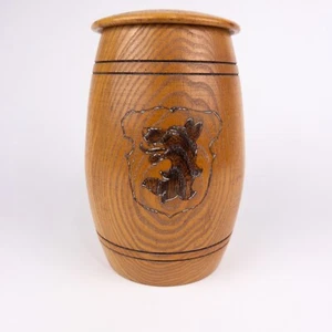 Caja de Música de Piedra de Cerveza de Madera de Colección ""Indian Love Call"" Tallada Wolf Works - Imagen 1 de 9