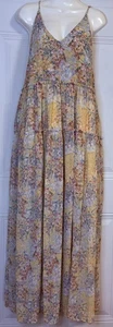 LaBiz Maxi Floral Boho Dress Fairycore Resort Aloha - Picture 1 of 7