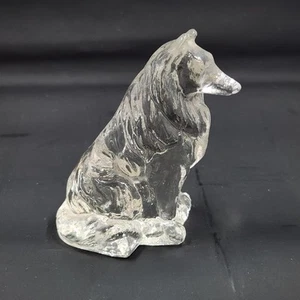 Vintage Collie Dog Mosser Art Glass Iridescent - Picture 1 of 6