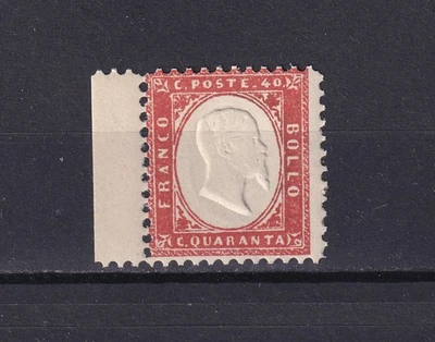 1862 Regno Vittorio Emanuele II 40 cent rosso carminio Cat.N.3 INTEGRO MNH** - Immagine 1 di 2