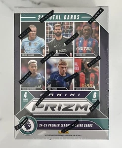 PANINI PREMIER LEAGUE PRIZM 2024-25 FÚTBOL FÚTBOL BLÁSTER CAJA SELLADA NUEVO - Imagen 1 de 4