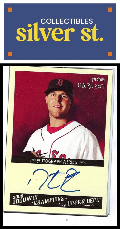 Autógrafos Goodwin Champions 2009 Upper Deck #A-DP Dustin Pedroia Foto 1 de 2
