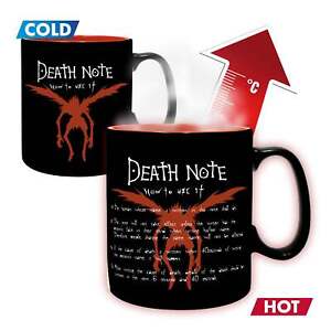 Death Note Light & Ryuk Heat Change Ceramic Coffee Tea Mug Anime Manga ABYstyle