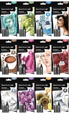 Spectrum Noir - Classique - 6 Stift Packung - Neu - Crafter's Companion