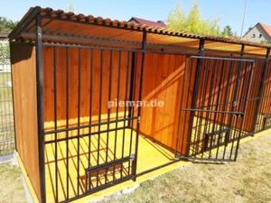 NEU! Hundezwinger Hundekäfig 8x3x1,75m Tiergehege inkl. Aufbau | piemar.de!! - Bild 1 von 7