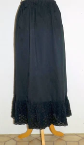 Dirndl-Trachten - Unterrock, Länge 95 cm, schwarz, Gr. 36 - 38 - 40 , neu - Bild 1 von 3