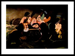 Disney Snow White and the Seven Dwarfs ( Why it's a girl) Postcard - Picture 1 of 2