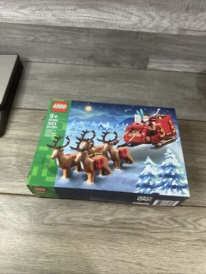 LEGO 40499 Trineo de Papá Noel Navidad Invierno Vacaciones Set Exclusivo Sellado Retirado Foto 1 de 4
