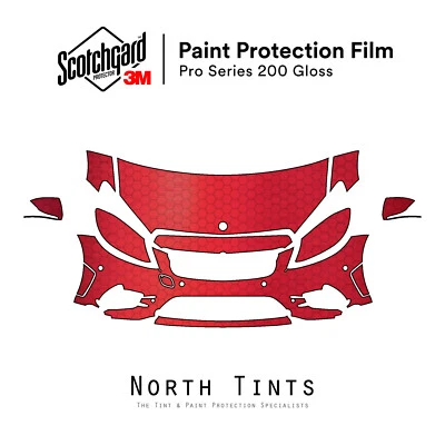 Mercedes Benz Clase C Sedán AMG Line 19-2021 3M PRO Protección de pintura precortada PPF Foto 1 de 4