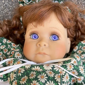 Bambola Lloyd Middleton Royal Vienna Collection Marci Cohen 20" capelli ricci rossi - Foto 1 di 10