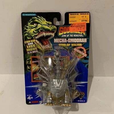 DE COLECCIÓN 1994 TRENDMASTERS GODZILLA MONSTRUOS MECHA GHIDORAH WIND UP WALKER - NUEVO Foto 1 de 4