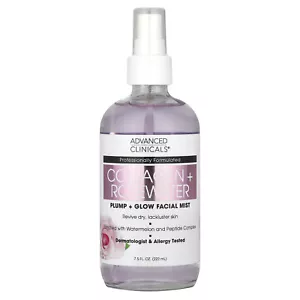 Collagen + Rosewater, Plump + Glow Facial Mist, 7.5 fl oz (222 ml) - Picture 1 of 2