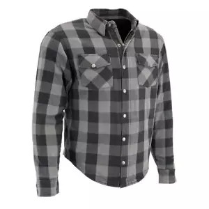 Milwaukee Leder MPM1630 Herren kariertes Flanell Biker Hemd mit CE-geprüfter Rüstung - Bild 1 von 17