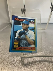 1990 Topps Baseball Ken Griffey Jr. Rookie #336 Error Blank Back  - Picture 1 of 2