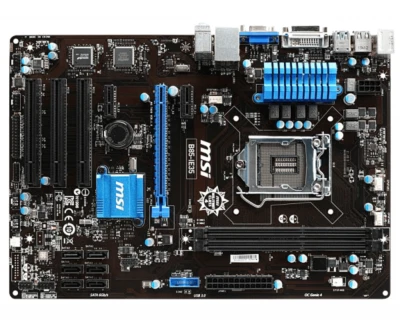 B85-ie35 B85 MSI Motherboard LGA 1150 Intel Ddr3 Usb3.0 dvi vga ATX Motherboar - Image 1 of 4