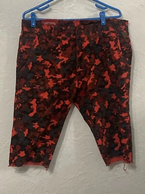 Pantalones Cortos Jordan Craig Rojo Cammo Talla 34 Excelente Estado Foto 1 de 4