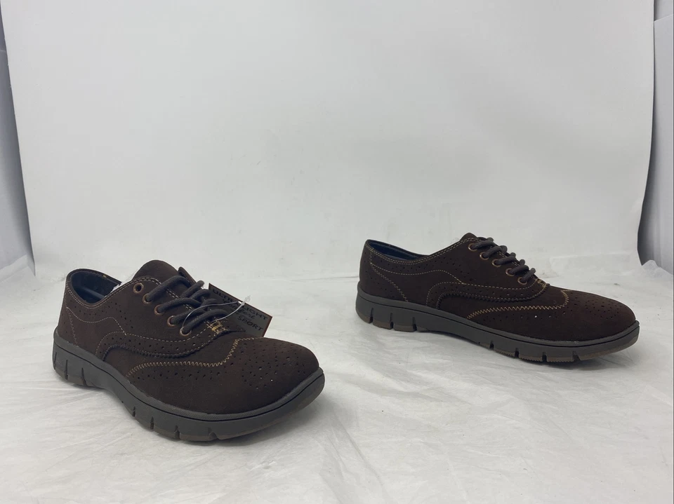 Oxford Lucky Feminino Camurça Marrom Easy Street Tamanho 6M EUA  - Imagem 1 de 4