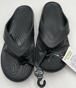 Crocs Coast Flip-Flops Sandals Navy Blue Unisex Mens Size 9 Womens Size 11 New