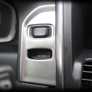 Elegante cubierta de marco de bloqueo de encendido cromado para Volvo XC60 2012 2017 - Imagen 1 de 12