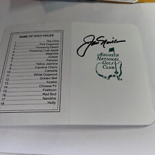 Jack Nicklaus  6x Masters Champ Signed Augusta National Scorecard