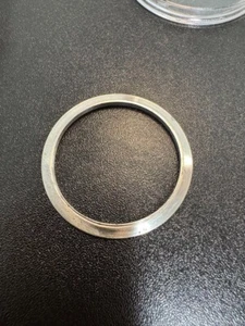 Rolex Genuine 1675 GMT-MASTER Parts Inner Bezel silver aluminum - Picture 1 of 3