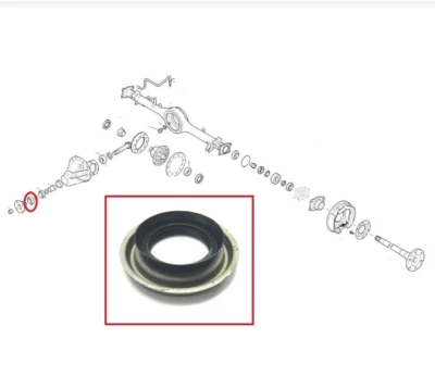 PARA FORD RANGER PICK UP ER24 2.5TD/ER28 2.9D SELLO PIÑÓN DIFERENCIAL TRASERO 1999+ Foto 1 de 4